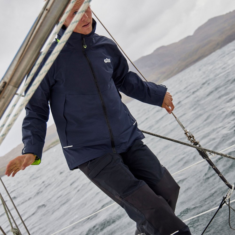 2026 Gill Mens OS3 Coastal Sailing Jacket OS33J - Dark Navy